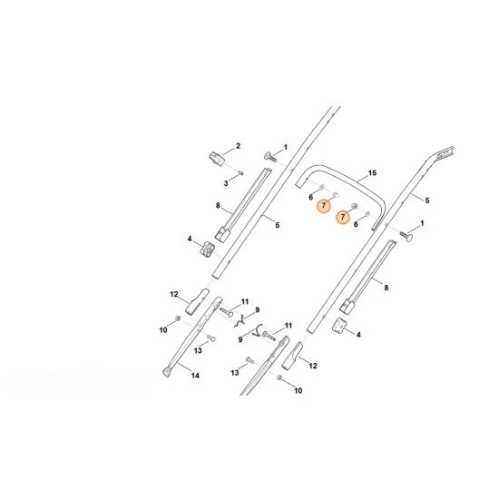 Stihl  Nakrętka kołpakowa M8 9240 216 1100